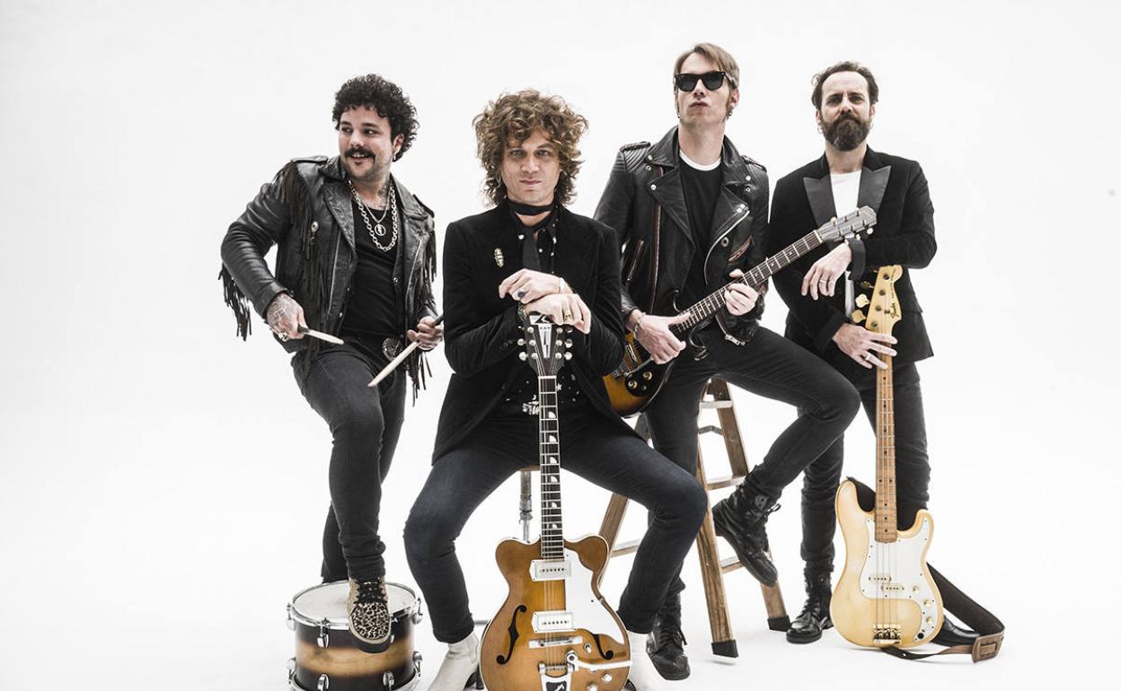 La banda de rock valenciana Los Zigarros. 