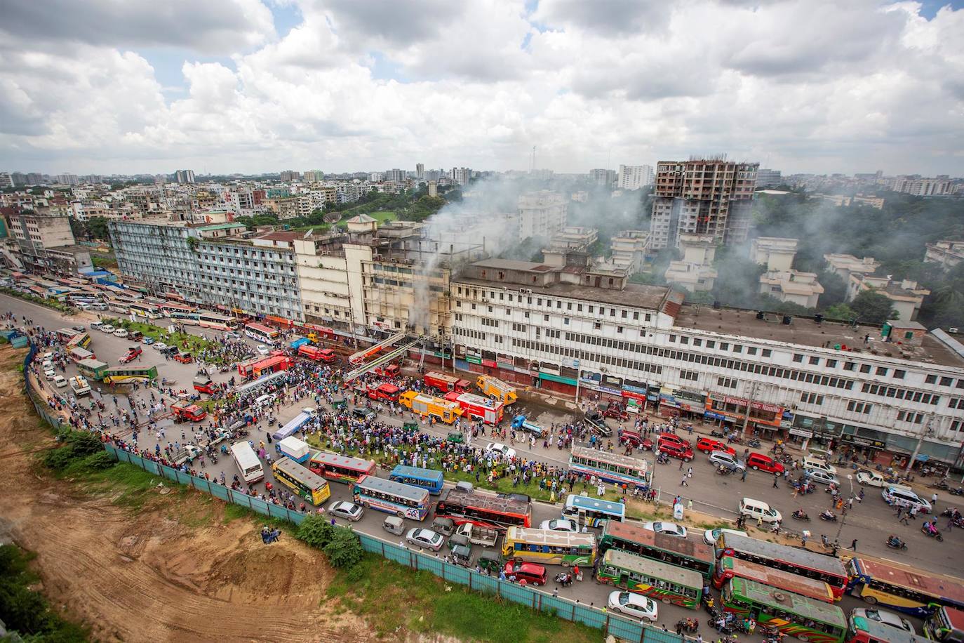 Fotos: Incendio en Dakha, en Banglades