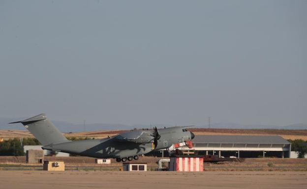 Uno de los aviones de las fuerzas armadas españolas empleado en evacuar a los españoles y colaboradores en Afganistán 