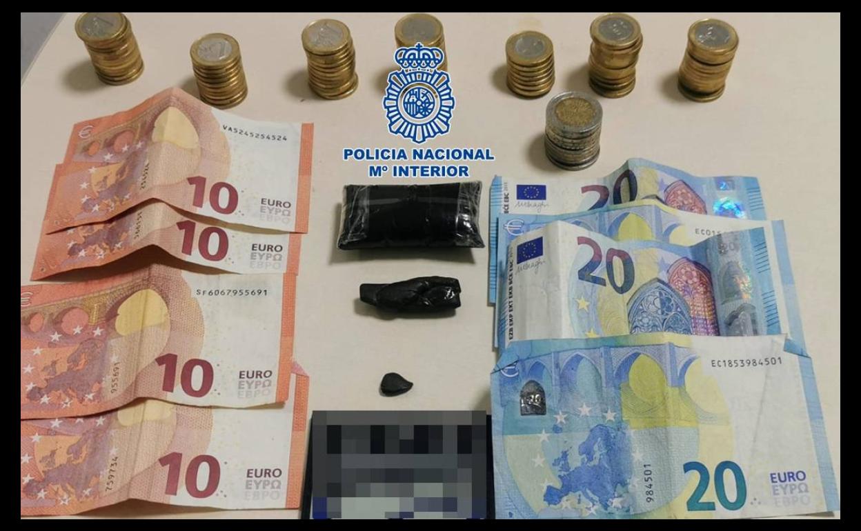 Detenido en plena calle de Santa Cruz de Tenerife con 29 gramos de hachís y 225 euros
