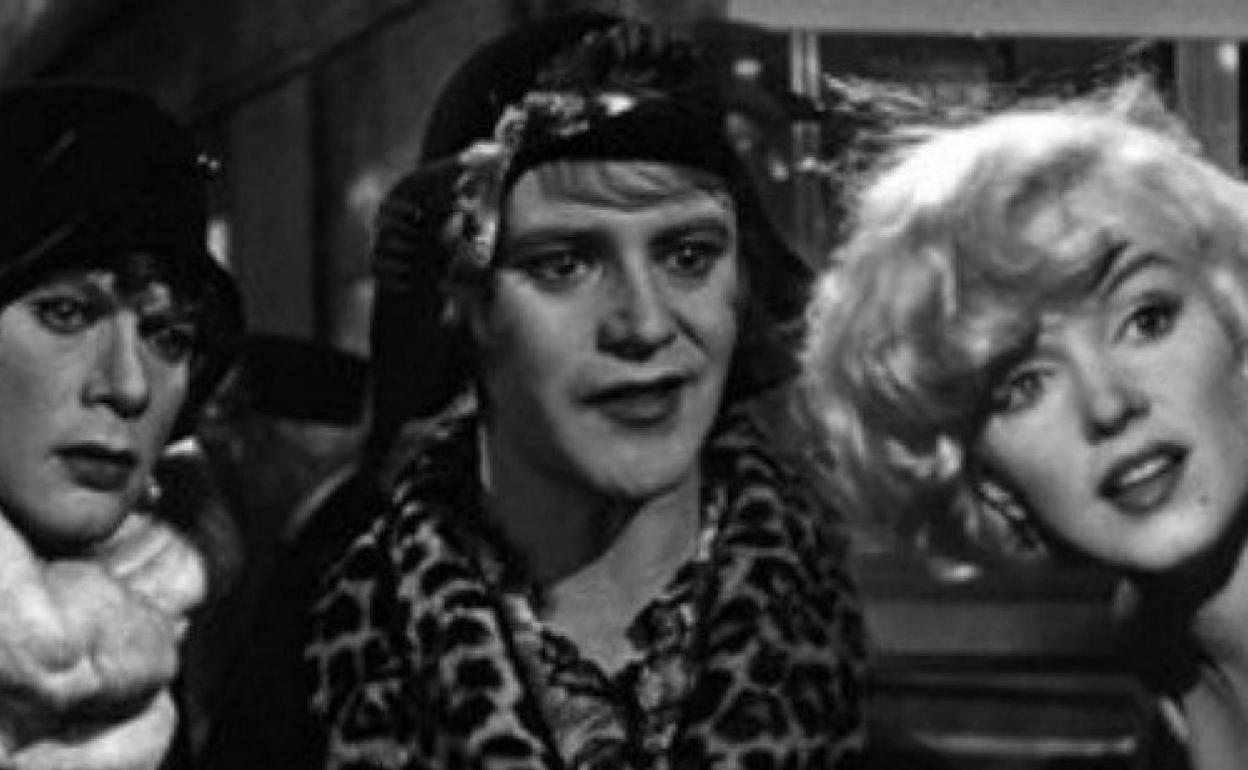 Un fotograma de 'Con faldas y a lo loco', de Billy Wilder. 