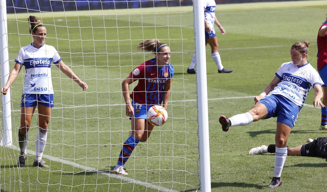 Fotos: El Barcelona Femenino arrolla al Grandilla (5-0)