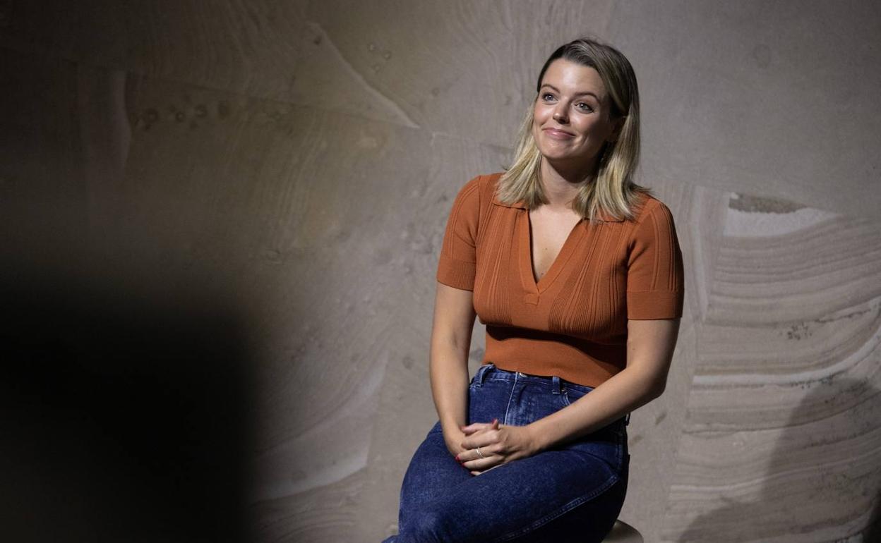 Adriana Torrebejano, este jueves. 