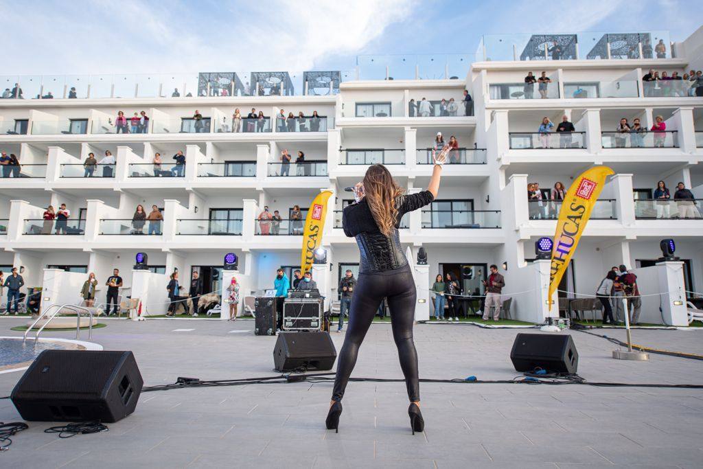 Cristina Ramos, en Teatrotel del Cordial Roca Negra, en Agaete. 