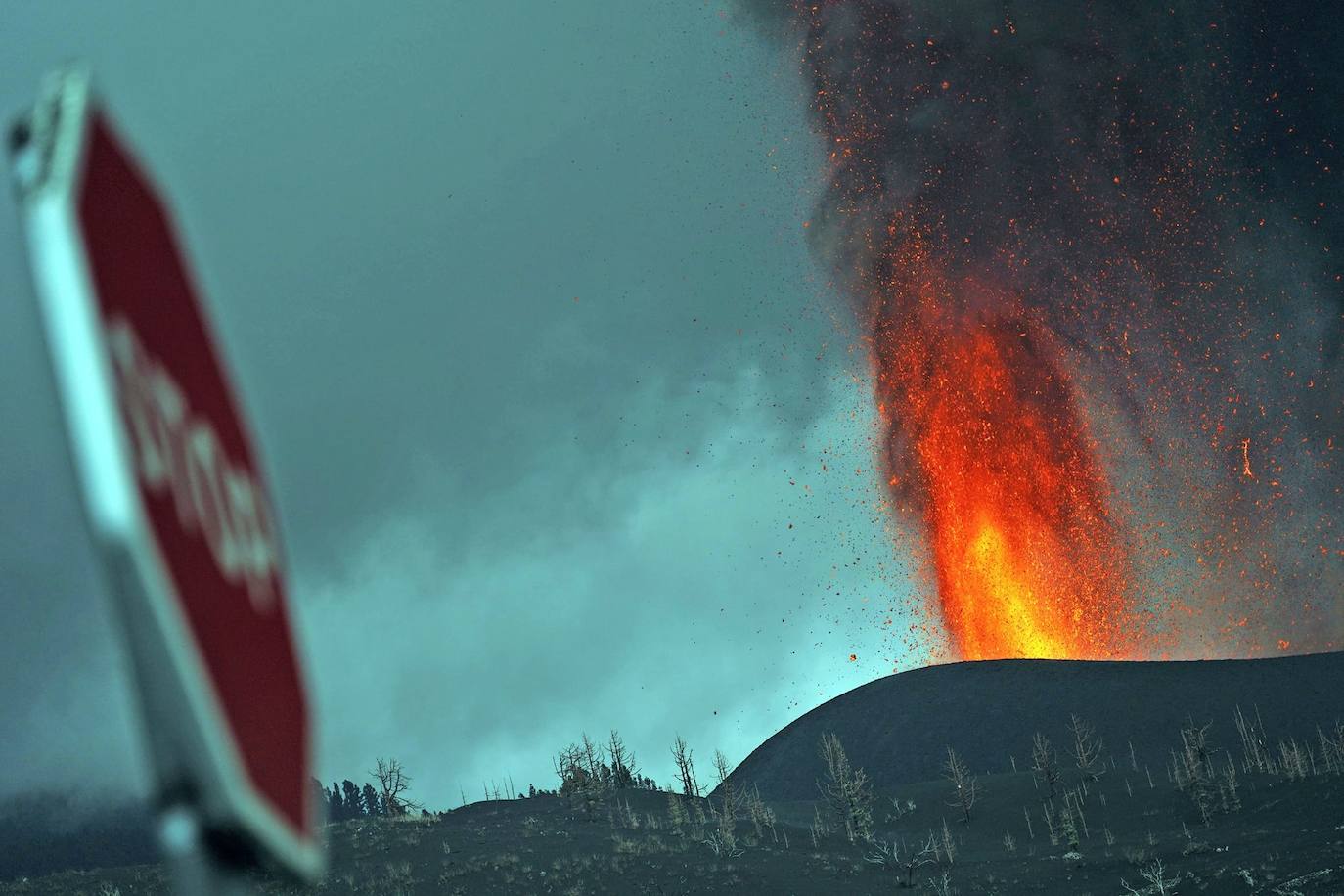 Fotos: El volcán entra en fase explosiva