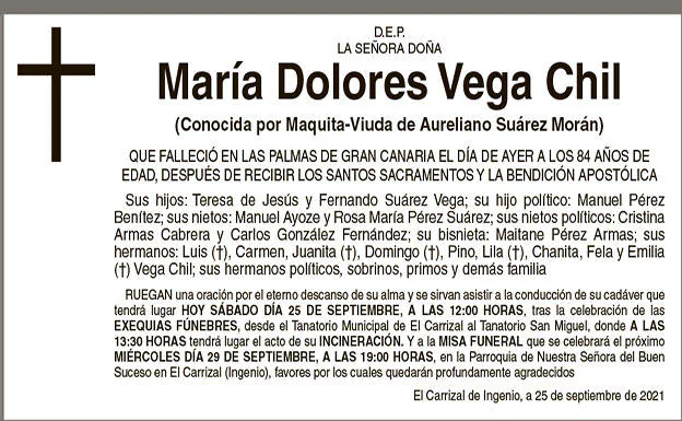 María Dolores Vega Chil