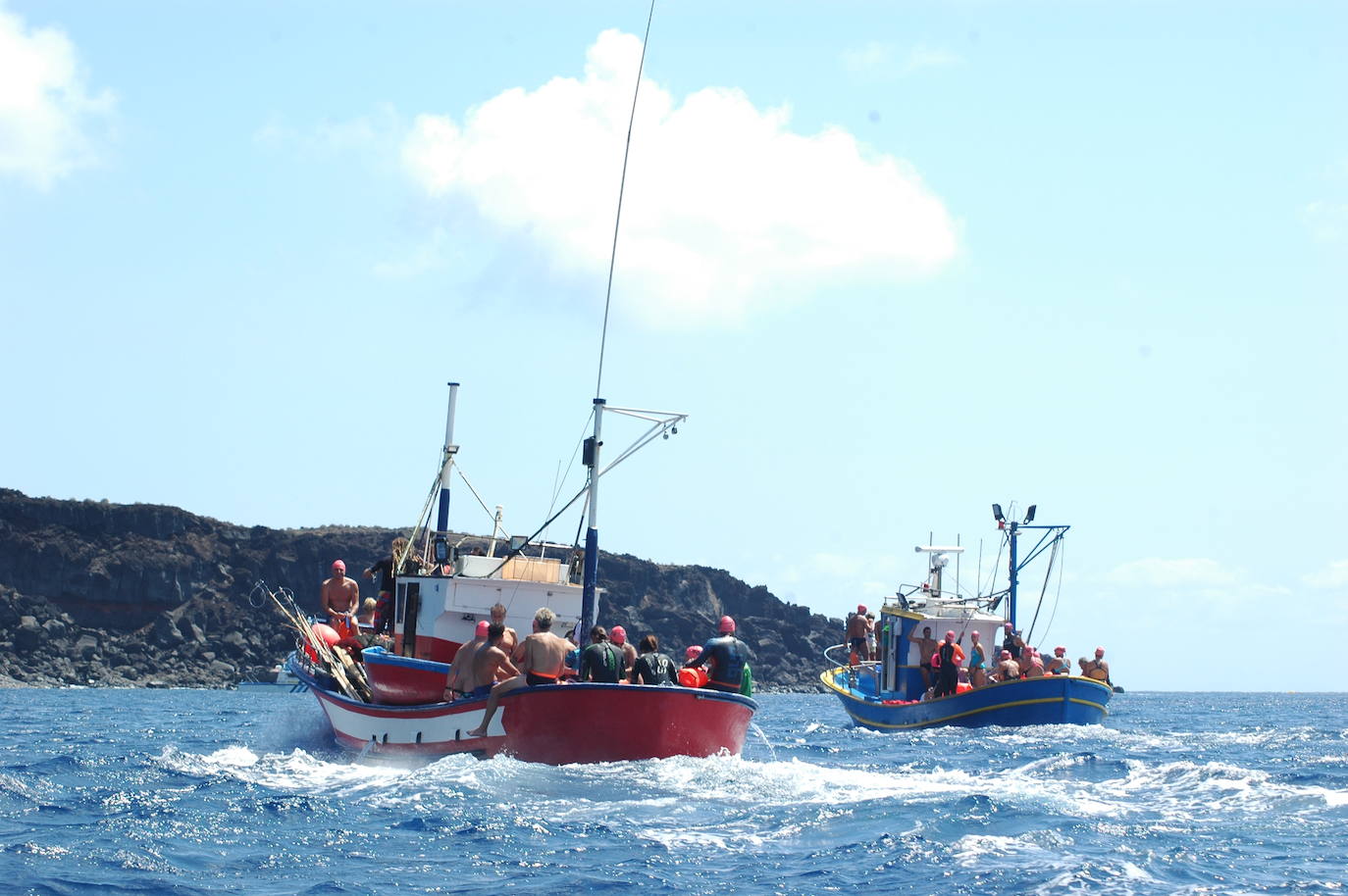 Fotos: Travesía a nado «Mar de las Calmas» en el Hierro