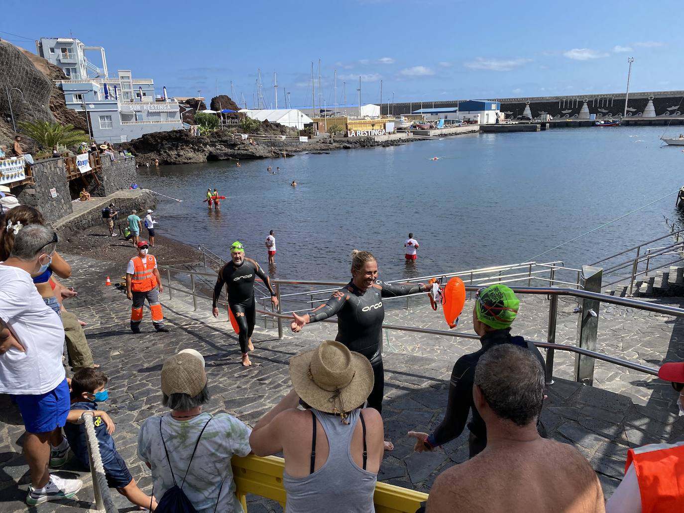 Fotos: Travesía a nado «Mar de las Calmas» en el Hierro