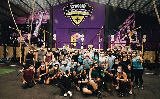 Imagen principal - Inauguración CrossFit Magec