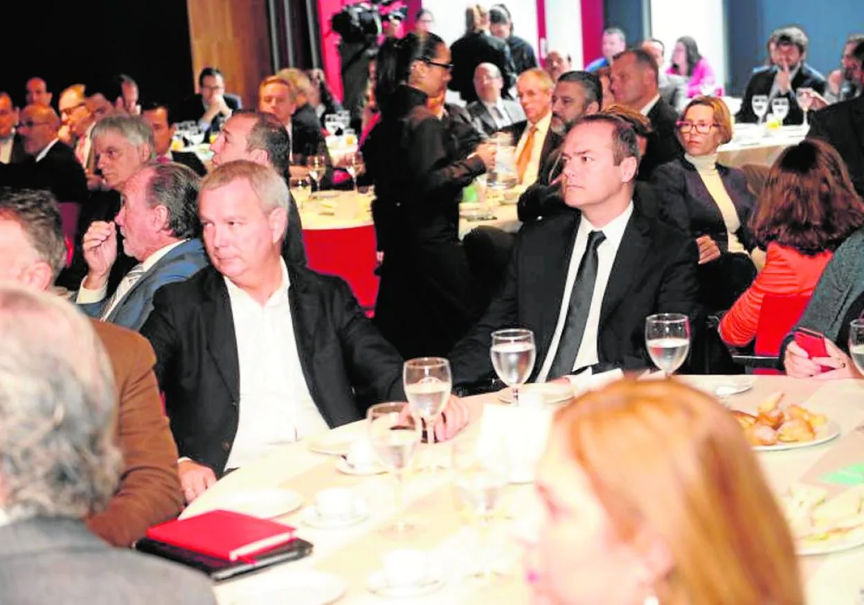 Sebastián Franquis y Augusto Hidalgo durante un acto celebrado en CANARIAS7. 