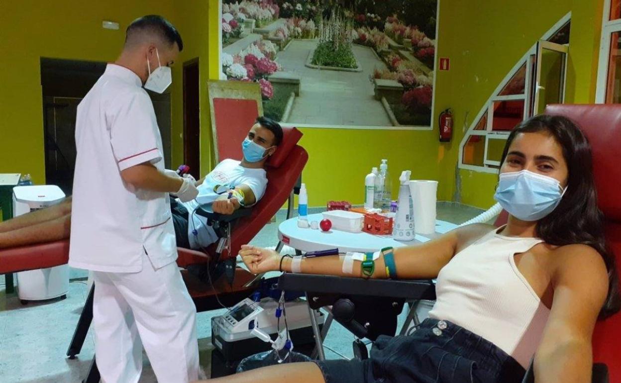 Donantes de sangre en Canarias. 