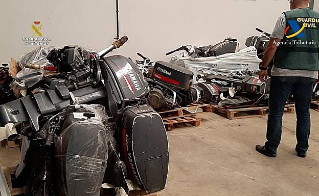 Detenidos para robar motores para pateras