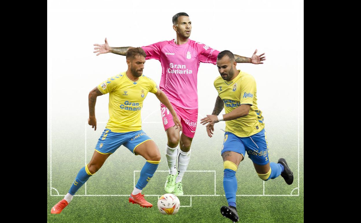Pejiño, Jonathan Viera y Jesé Rodríguez. 