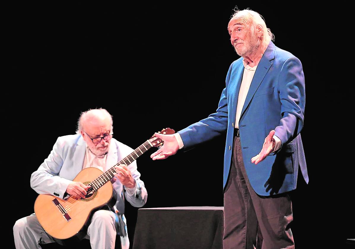 Héctor Alterio y José Luis Merlín, en 'Como hace tres mil años'. 