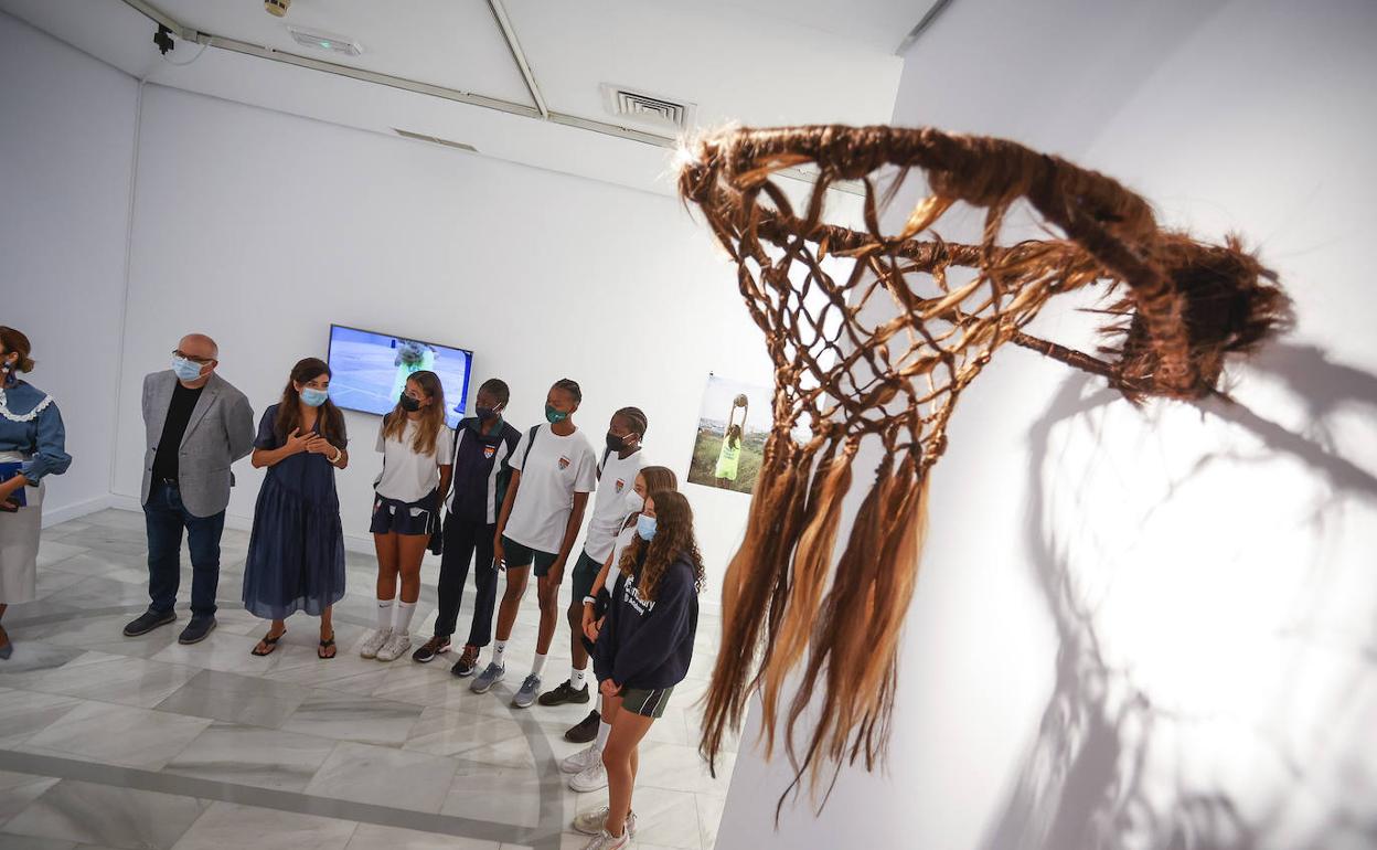 Imagen de parte de la muestra. 