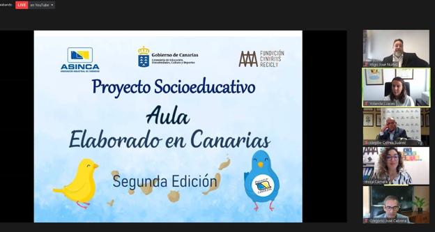 El Aula Elaborado en Canarias premia la sostenibilidad de los Centros Educativos de Canarias