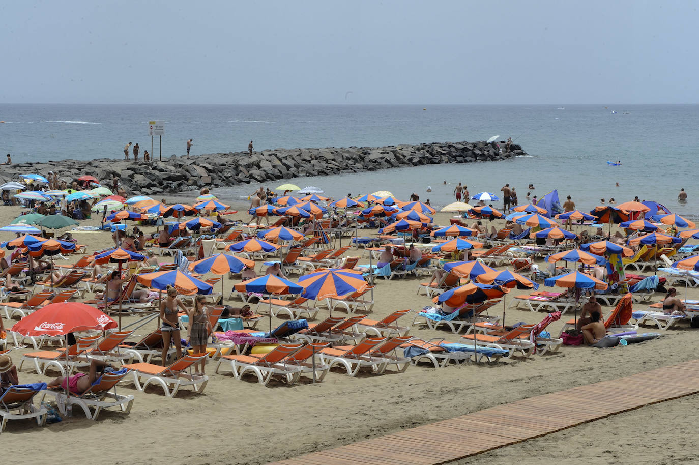 Imagen de archivo de la costa del sur de Gran Canaria. 