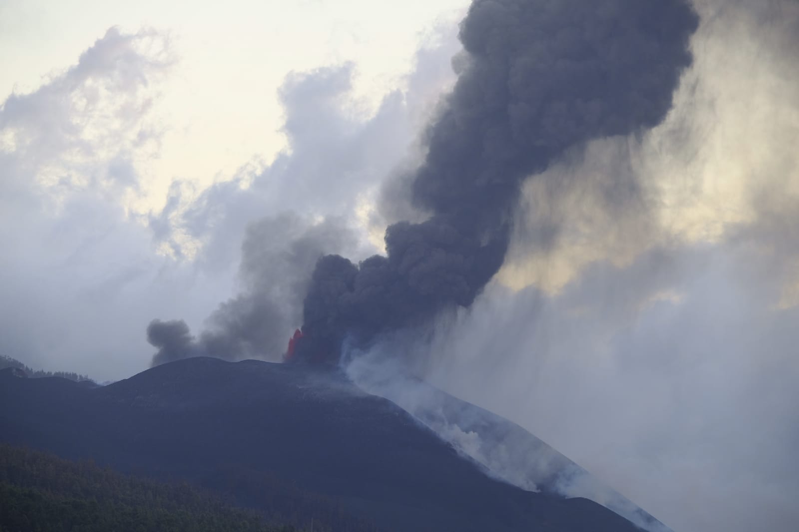 Imagen del volcán de La Palma 