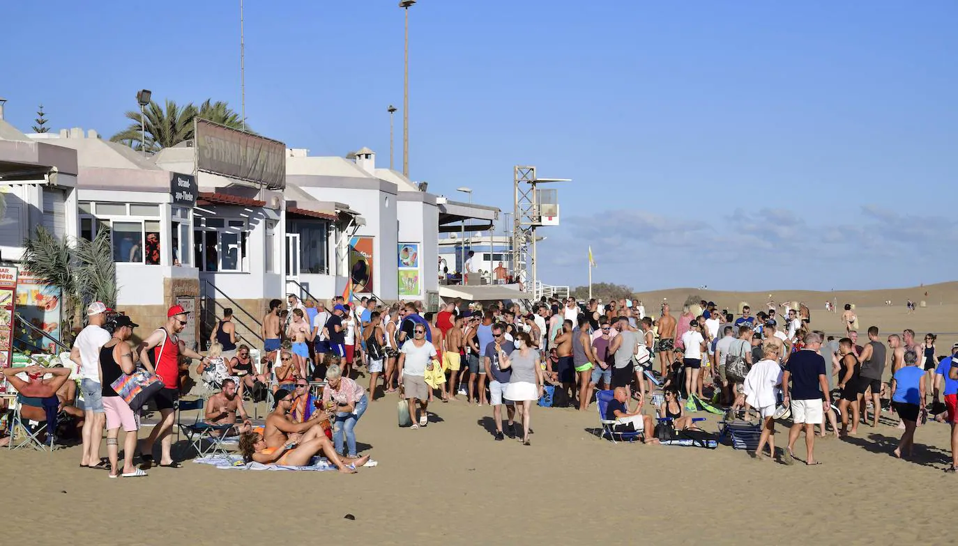 Fotos: Los turistas disfrutan del sur de Gran Canaria