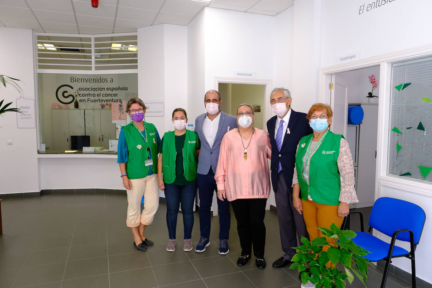 Fotos: La Asociación Española Contra el Cáncer inaugura nueva sede en Fuerteventura para dar servicio a más usuarios