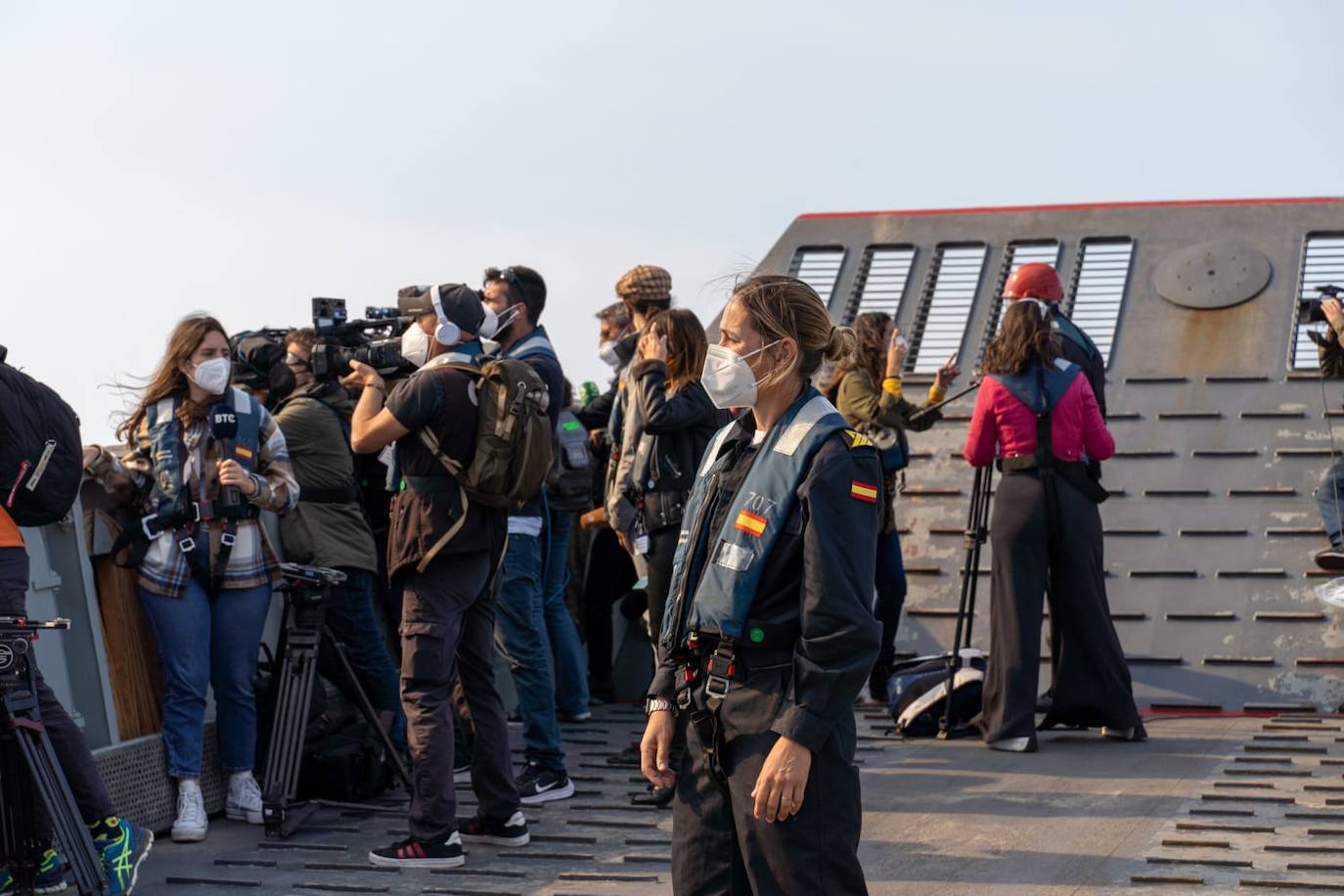Fotos: Llegada del Buque de Asalto Anfibio «Castilla» a La Palma