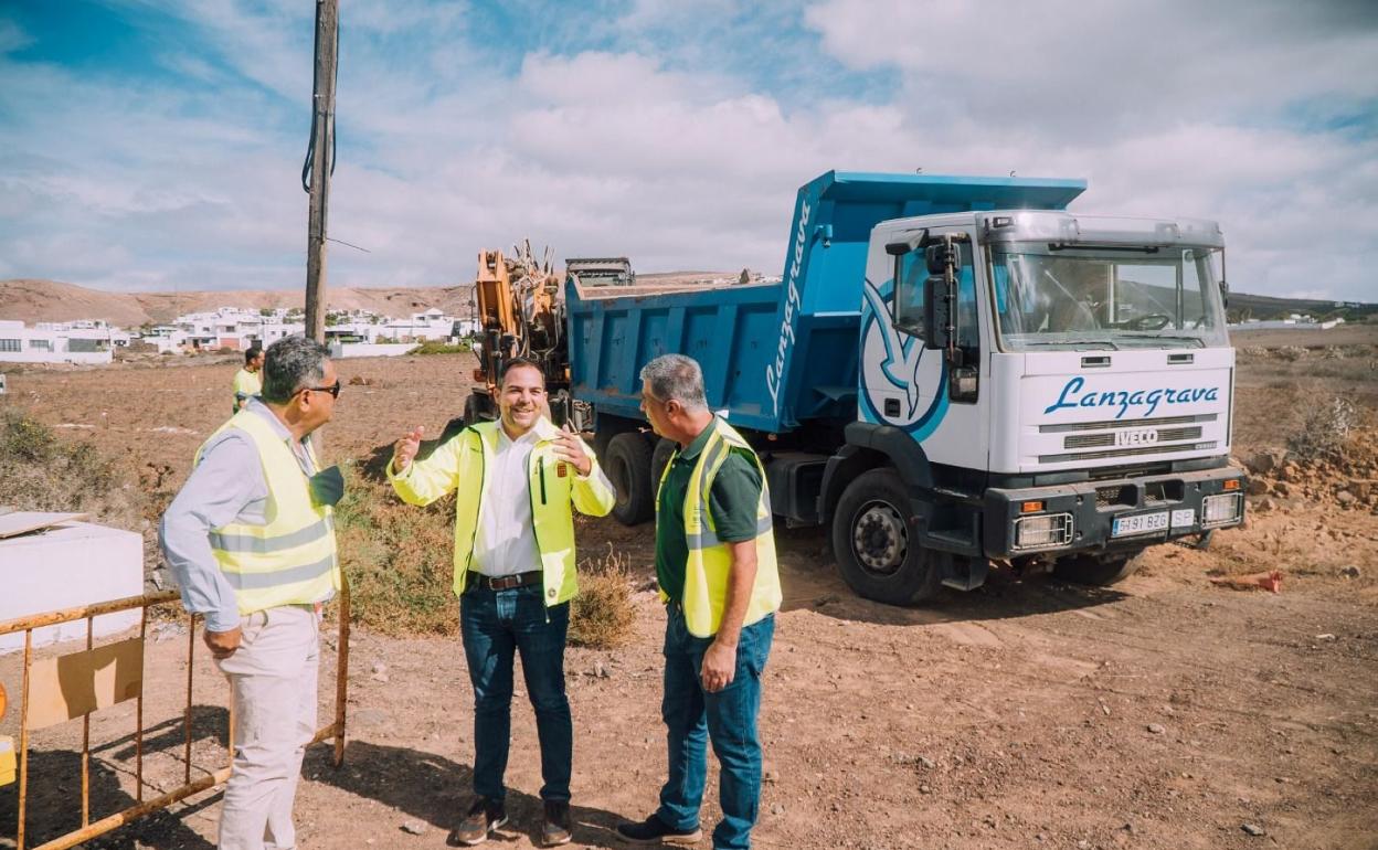 Superivisión de obras estrenadas este pasado martes.