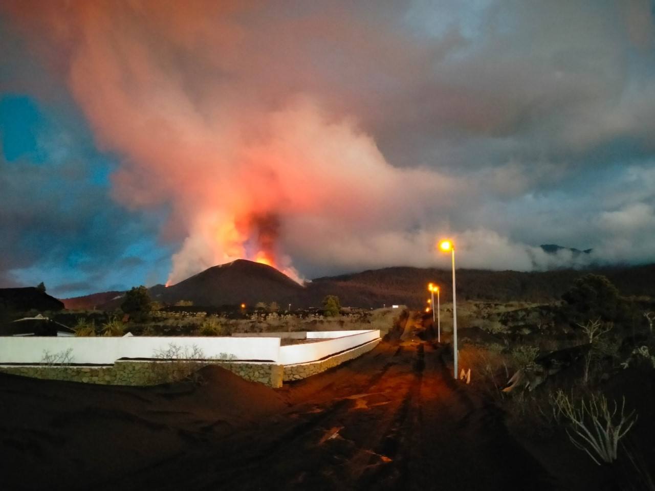 Imagen del volcán de La Palma. 