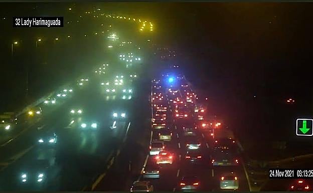 Retenciones en la Avenida Marítima por una colisión