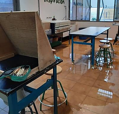 Goteras en la Escuela de Arte de Gran Canaria
