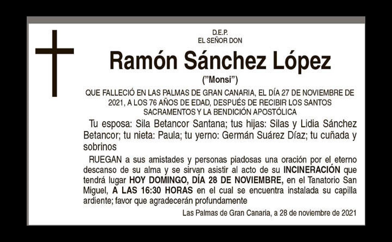 Ramón Sánchez López