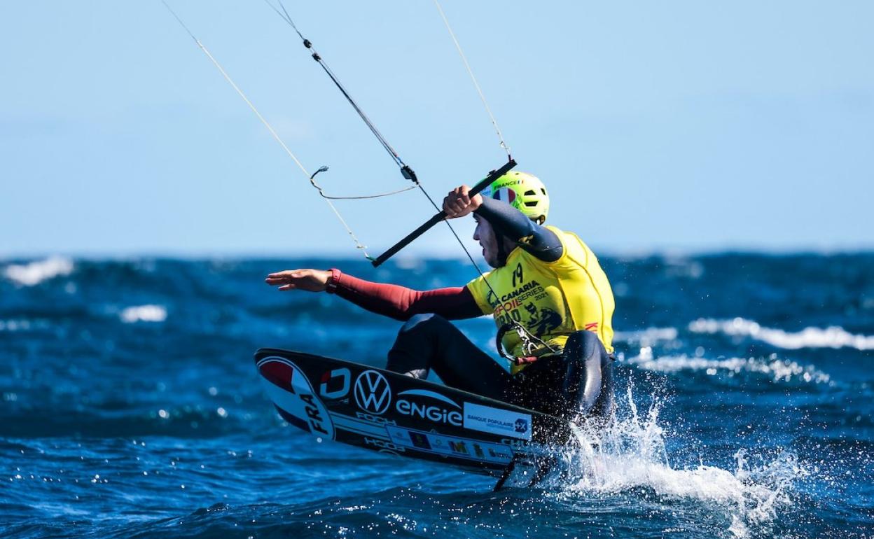 La Gran Canaria Kitefoil World Series empezó con fuerza. 