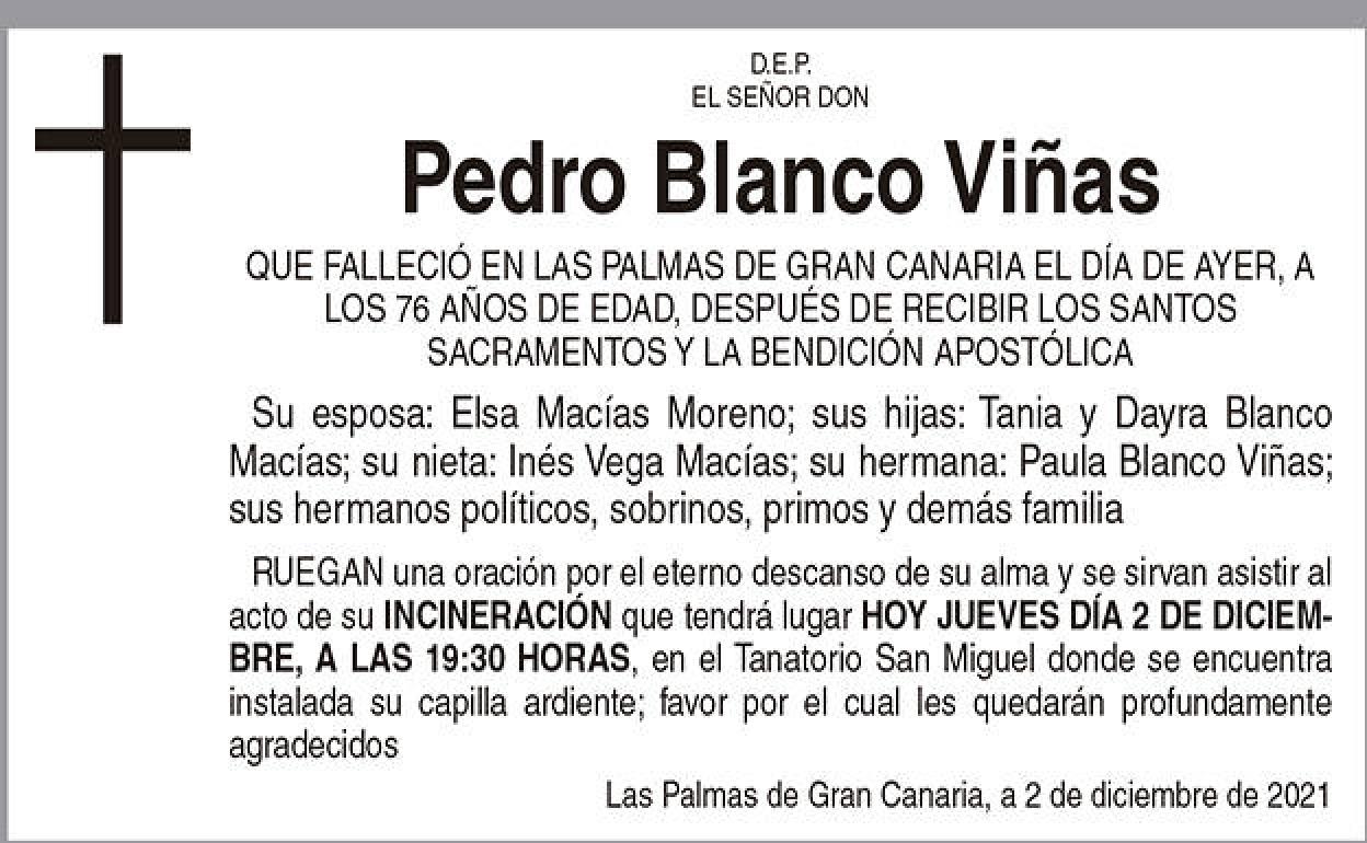 Pedro Blanco Viñas