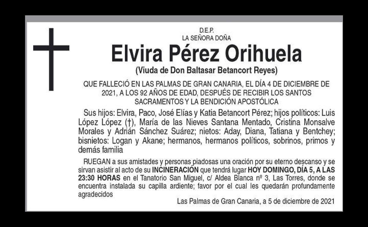 Elvira Pérez Orihuela