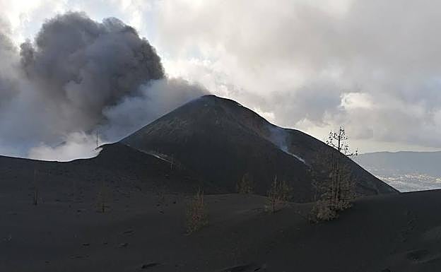 Imagen del volcán de La Palma. 