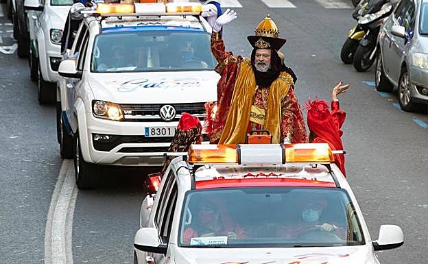 Imagen del recorrido de los Reyes Magos por la capital en enero de este año. 