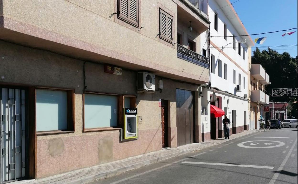 Este es el único cajero del que dispone el pueblo de Santa Lucía de Tirajana. 