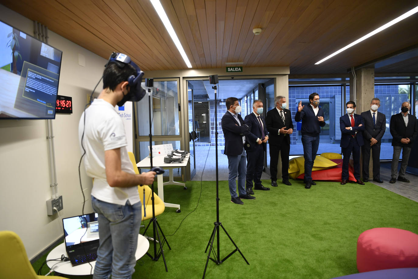 Fotos: Inauguración del primer espacio formativo del Travel Tech School de Amadeus en la ULPGC