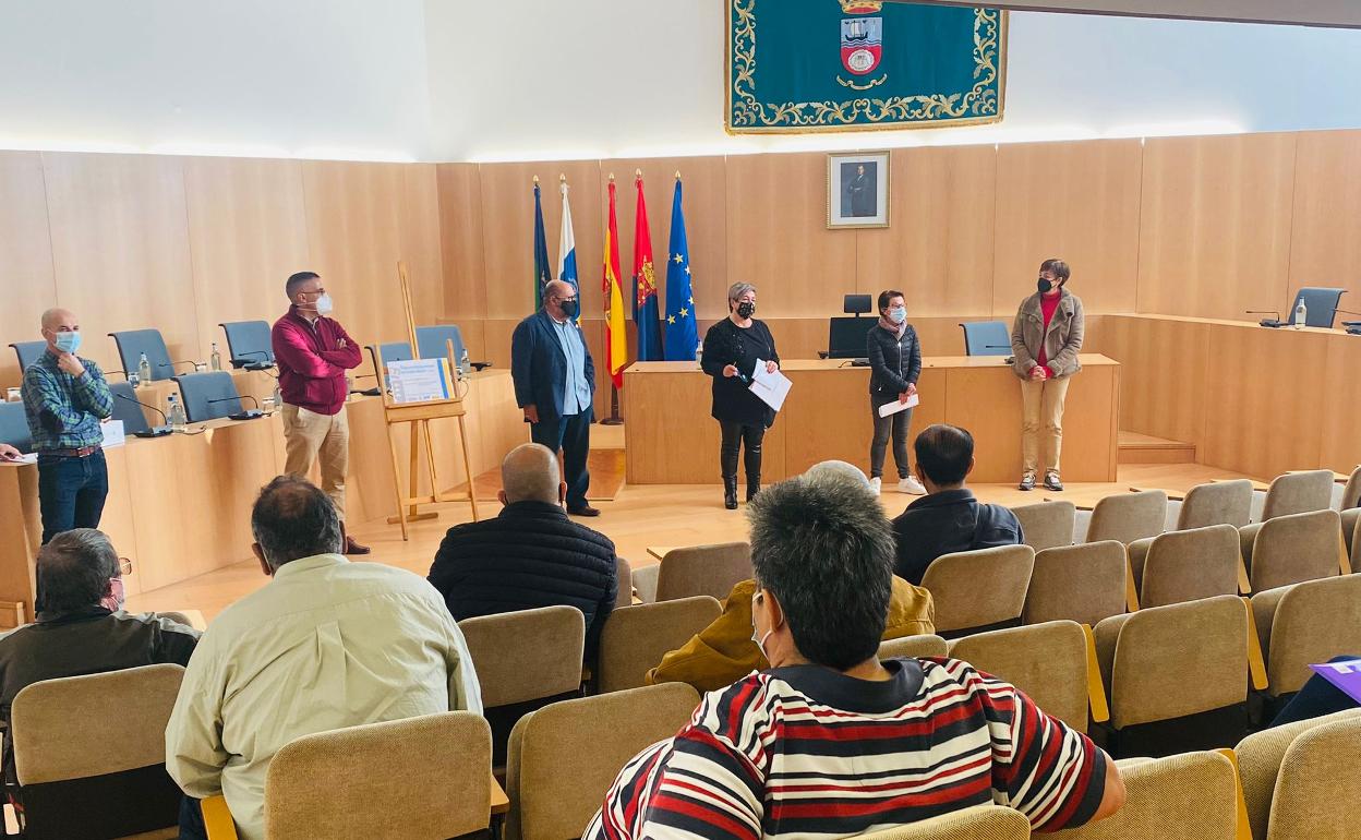 Presentación en Tías. 