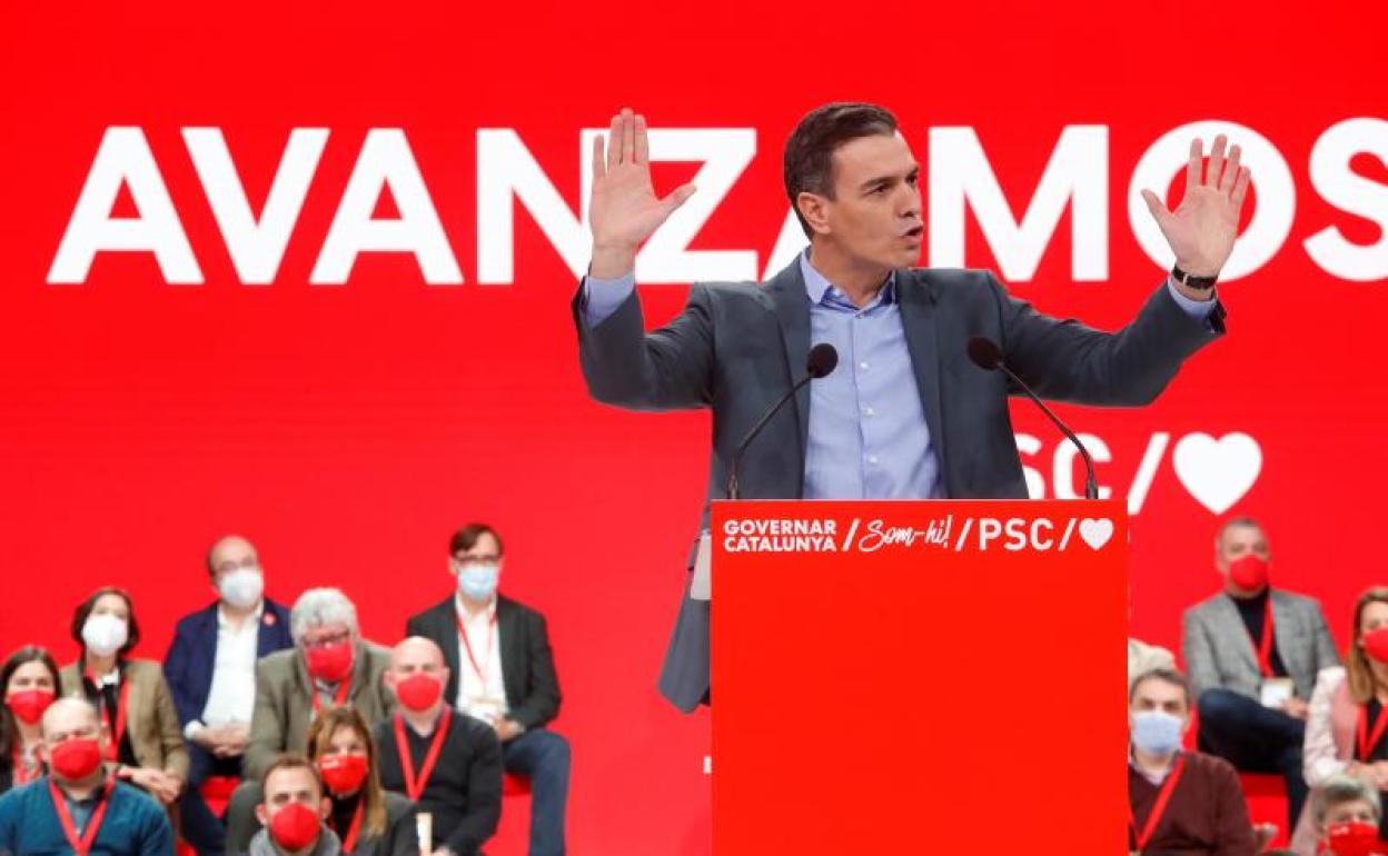 El presidente del Gobierno y líder del PSOE Pedro Sánchez. 