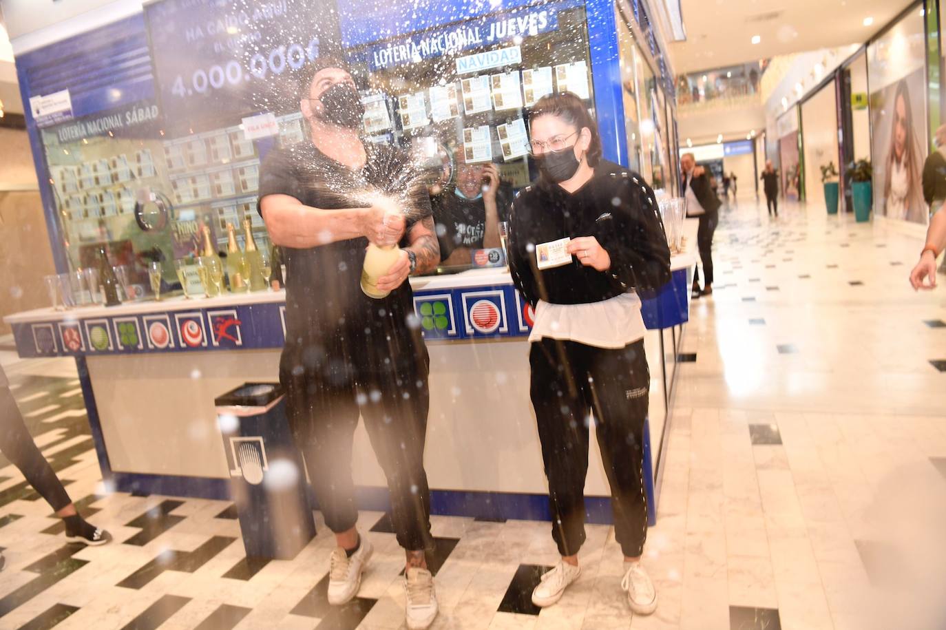 Fotos: El Gordo sonríe a Gran Canaria