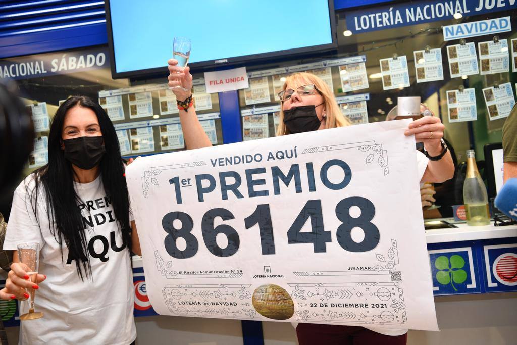 Fotos: El Gordo sonríe a Gran Canaria