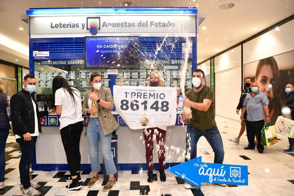 Fotos: El Gordo sonríe a Gran Canaria