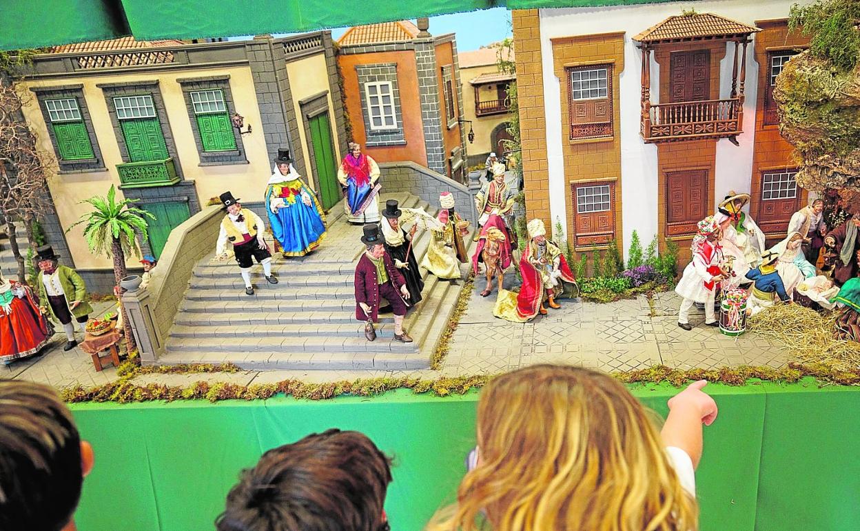El belén de la casa de todos los canarios