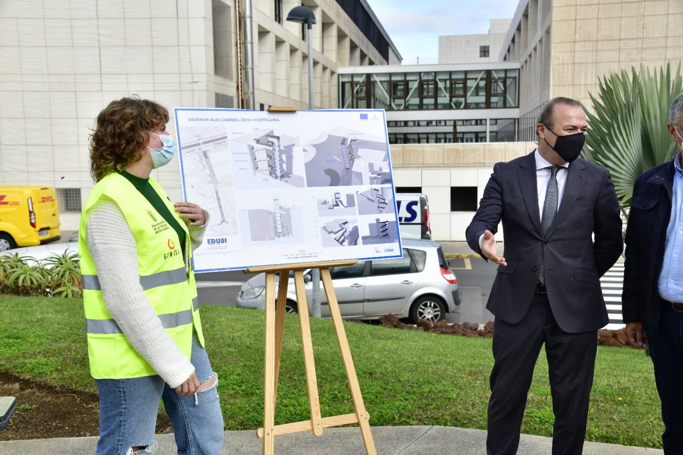 Fotos: Un ascensor panorámico para unir Zárate y El Lasso con la zona hospitalaria