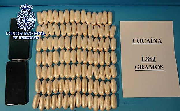 Detenido en Lanzarote con 100 cápsulas de cocaína en un vuelo de París
