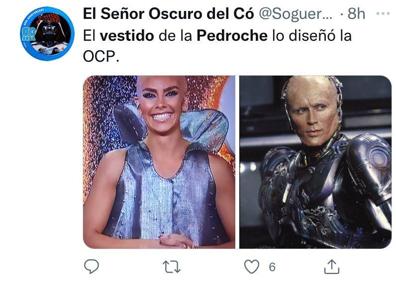 Imagen secundaria 1 - Las redes se llenan de memes del sorprendente vestido de Pedroche