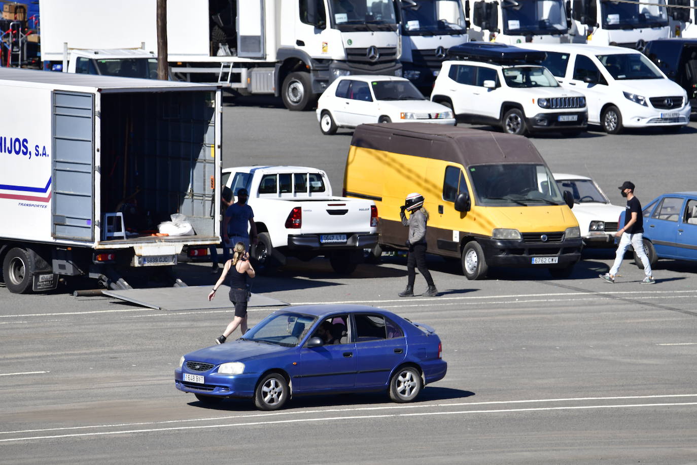 Fotos: Todo listo para que JLo ruede en Gran Canaria