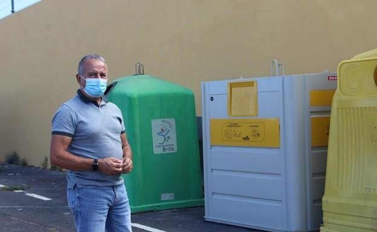 Pedro Martínez, consejero insular de Residuos. 