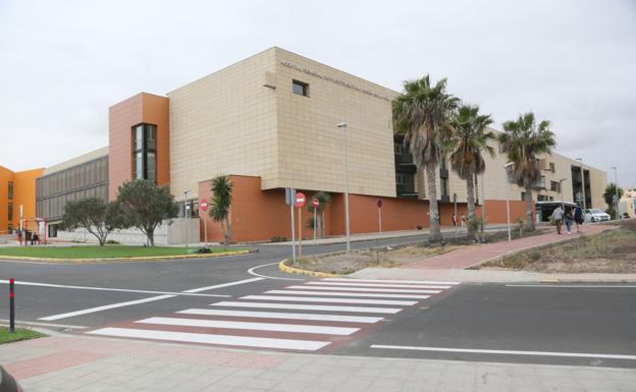 Hospital General de Fuerteventura, donde la mujer está ingresada. 