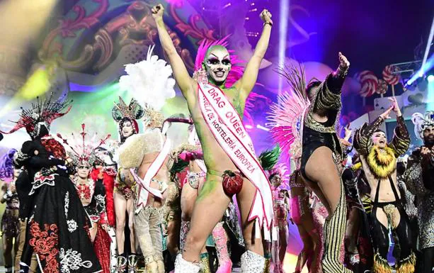 Final de la gala drag del carnaval en su edición de 2020. 